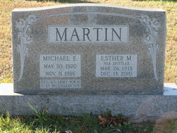 Esther M <I>Spittler</I> Martin 