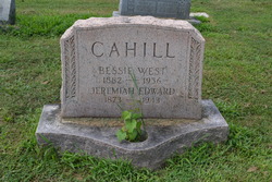 Bessie <I>West</I> Cahill 