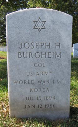 Col Joseph Henry Burgheim 