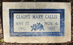 Gladys Mary <I>Bousman</I> Callis 