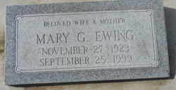 Mary G. <I>Panos</I> Ewing 