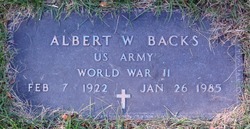 Albert W Backs 