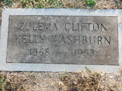 Zulema Clifton <I>Kelly</I> Washburn 