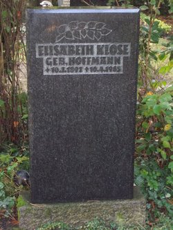 Elisabeth <I>Hoffmann</I> Klose 