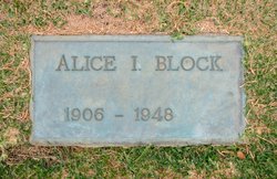 Alice Isabelle <I>Bernell</I> Block 