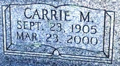 Carrie Jane <I>Morrison</I> Earhart 