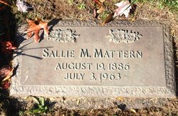 Sallie Maude <I>Gault</I> Mattern 
