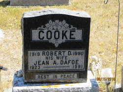 Jean A <I>Dafoe</I> Cooke 