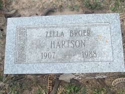 Zella <I>Broer</I> Hartson 