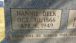 Nancy “Nannie” <I>Delk</I> Cook 