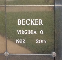 Virginia <I>Ochs</I> Becker 