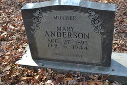 Mary <I>Little</I> Anderson 