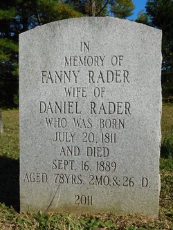 Fanny <I>Deal</I> Rader 