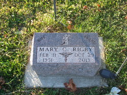 Mary Catherine <I>Webb</I> Rigby 