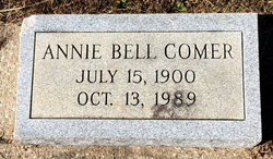 Annie Bell <I>Gilliam</I> Comer 