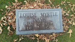 Louise Myrtle <I>Ingraham</I> Nash 