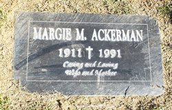 Margie Mae <I>Lyon</I> Ackerman 