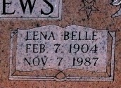 Lena Belle <I>Ellis</I> Andrews 