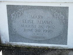 Mary Elise <I>Roberts</I> Adams 