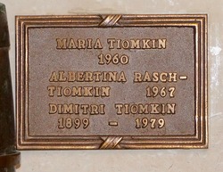 Maria <I>Tartakovskaya</I> Tiomkin 