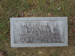 Gertrude Mary <I>Cunningham</I> Bennett 