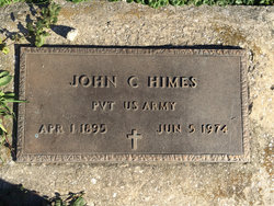 Pvt John C Himes 