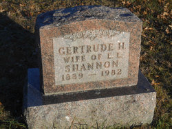 Gertrude H Shannon 