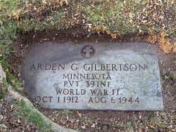 PVT Arden Gilbert Gilbertson 