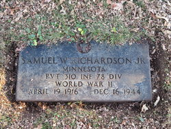 Pvt Samuel W Richardson Jr.