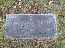 PVT Glen W Anderson 