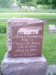 Mary Elizabeth <I>Humphrey</I> Davis 