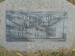 Carrie Jane <I>Orr</I> George 