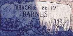Margaret Betty Barnes 