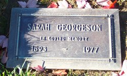 Sarah <I>Adair</I> Georgeson 