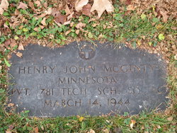 PVT Henry John McGinty 