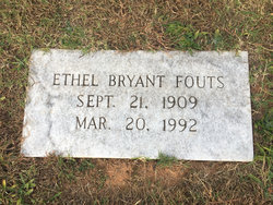 Ethel <I>Bryant</I> Fouts 