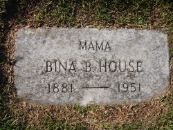 Etta Elbina “Bina” <I>Burleson</I> House 