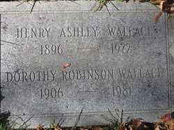 Dorothy <I>Robinson</I> Wallace 
