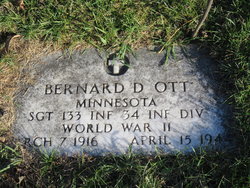 SGT Bernard D Ott 