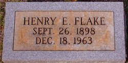 Henry Eugene Flake 
