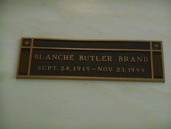 Blanche <I>Butler</I> Brand 