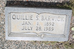 Quillie Lavice <I>Sammons</I> Barwick 