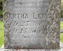 Bertha <I>Miller</I> Lebahn 