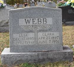 Clara Mae <I>Adcock</I> Webb 