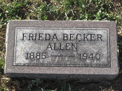 Frieda Louisa <I>Becker</I> Allen 