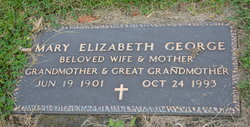 Mary Elizabeth <I>Klingensmith</I> George 