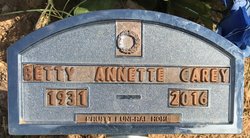 Betty Annette Carey 