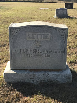 Lettie <I>Kimbrel</I> Beam 