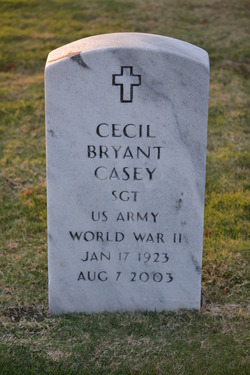 Sgt Cecil Bryant Casey 