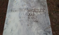 Dorothy <I>McGauley</I> Clough 
